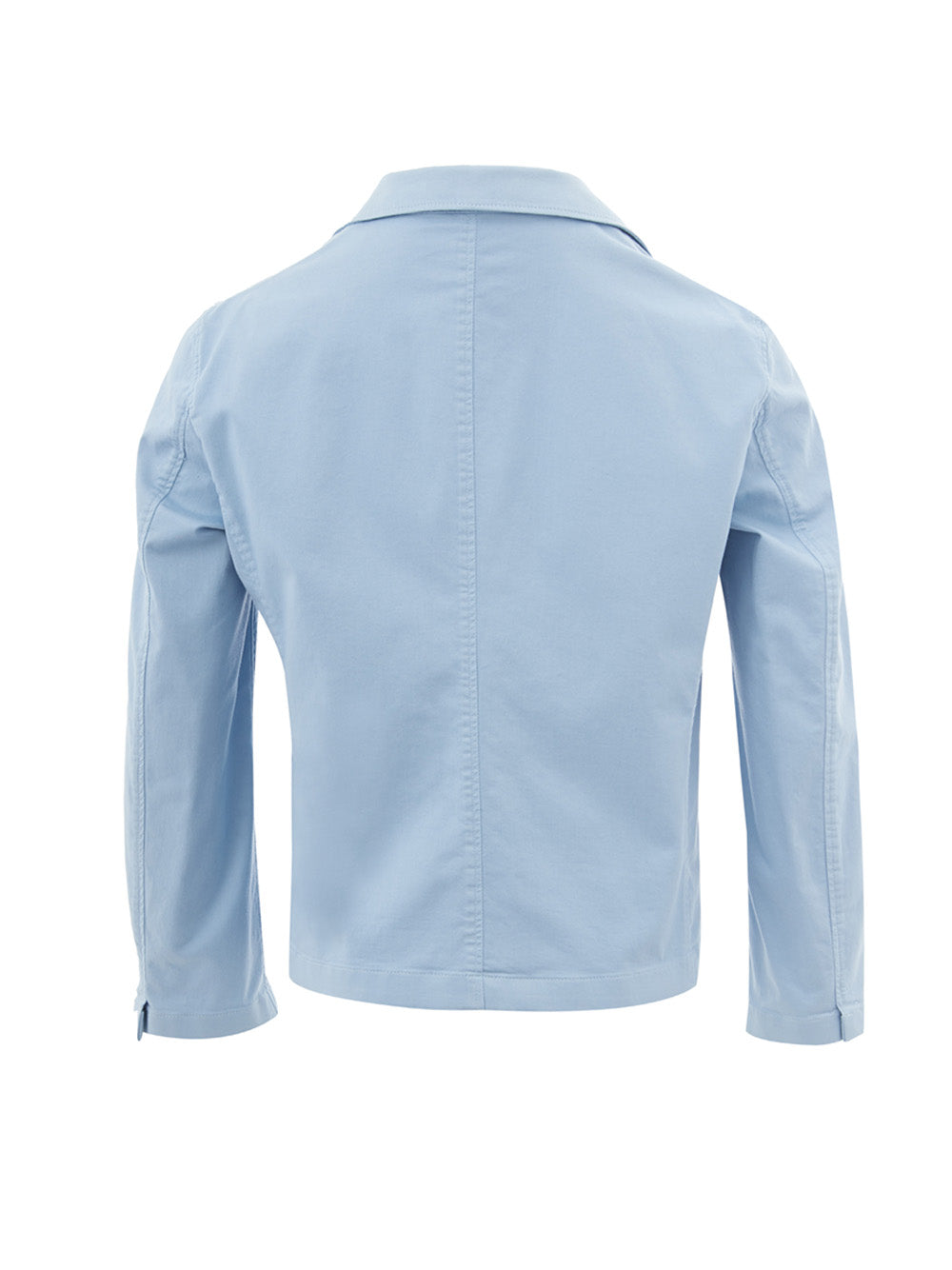 Lardini Elegant Light Blue Cotton Jacket