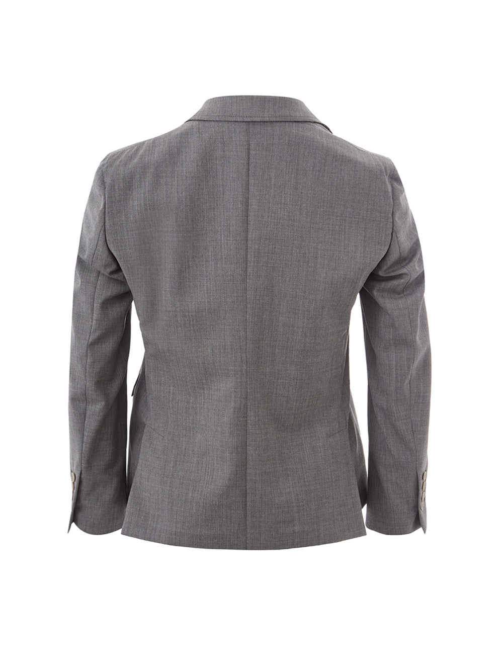 Lardini Elegant Grey Cotton Jacket - Double Breasted