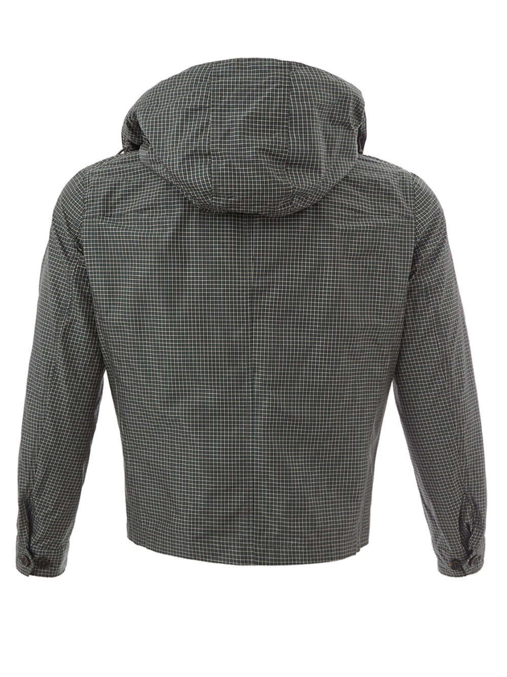 Sealup Elegant Green Checked Blouson Jacket