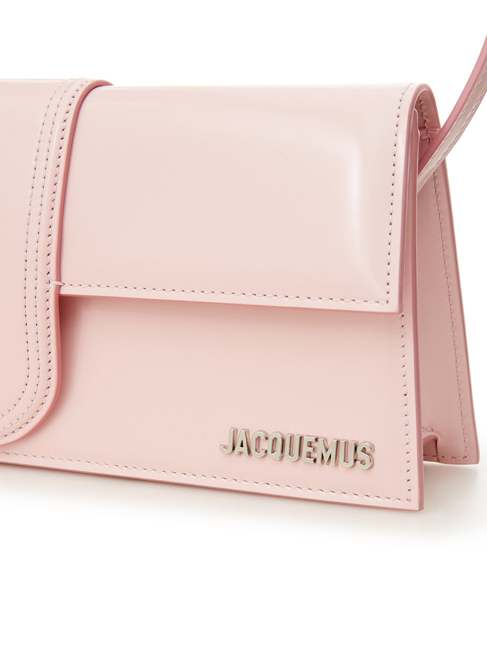 Jacquemus Chic Pink Patent Leather Shoulder Bag