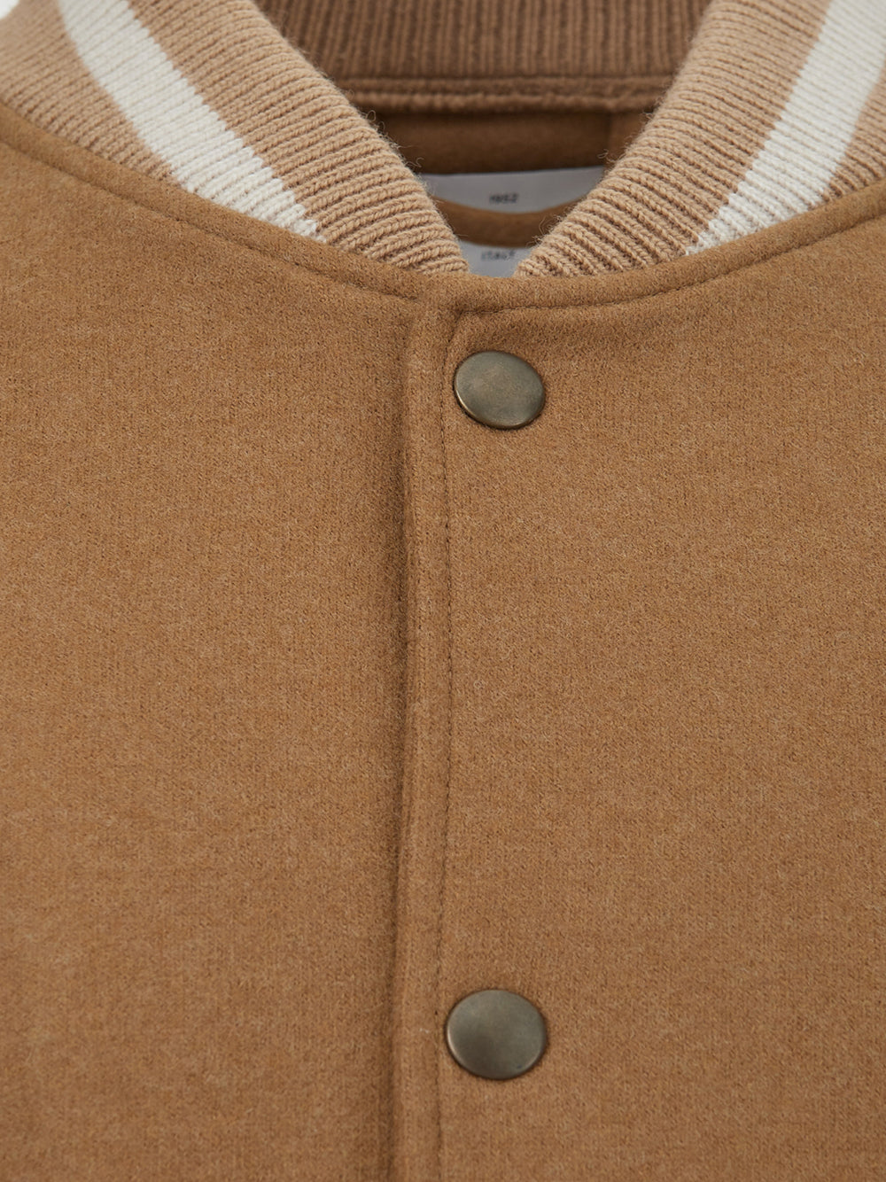 Gran Sasso Dapper Wool College Style Bomber Jacket