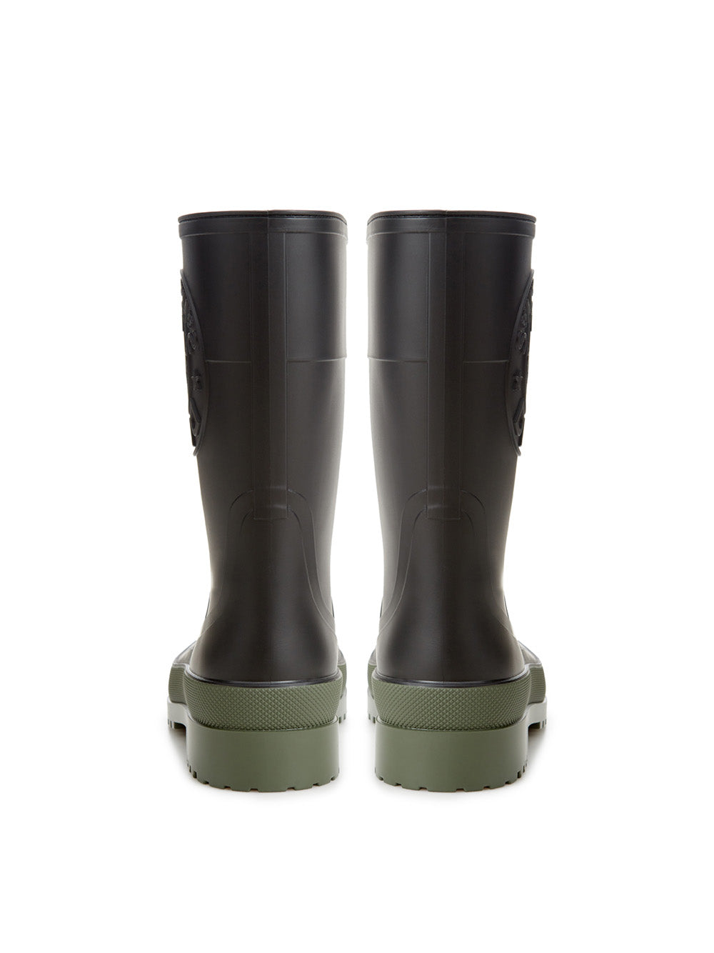 Elegant Rubber Dior Boots with Iconic Logo Detail