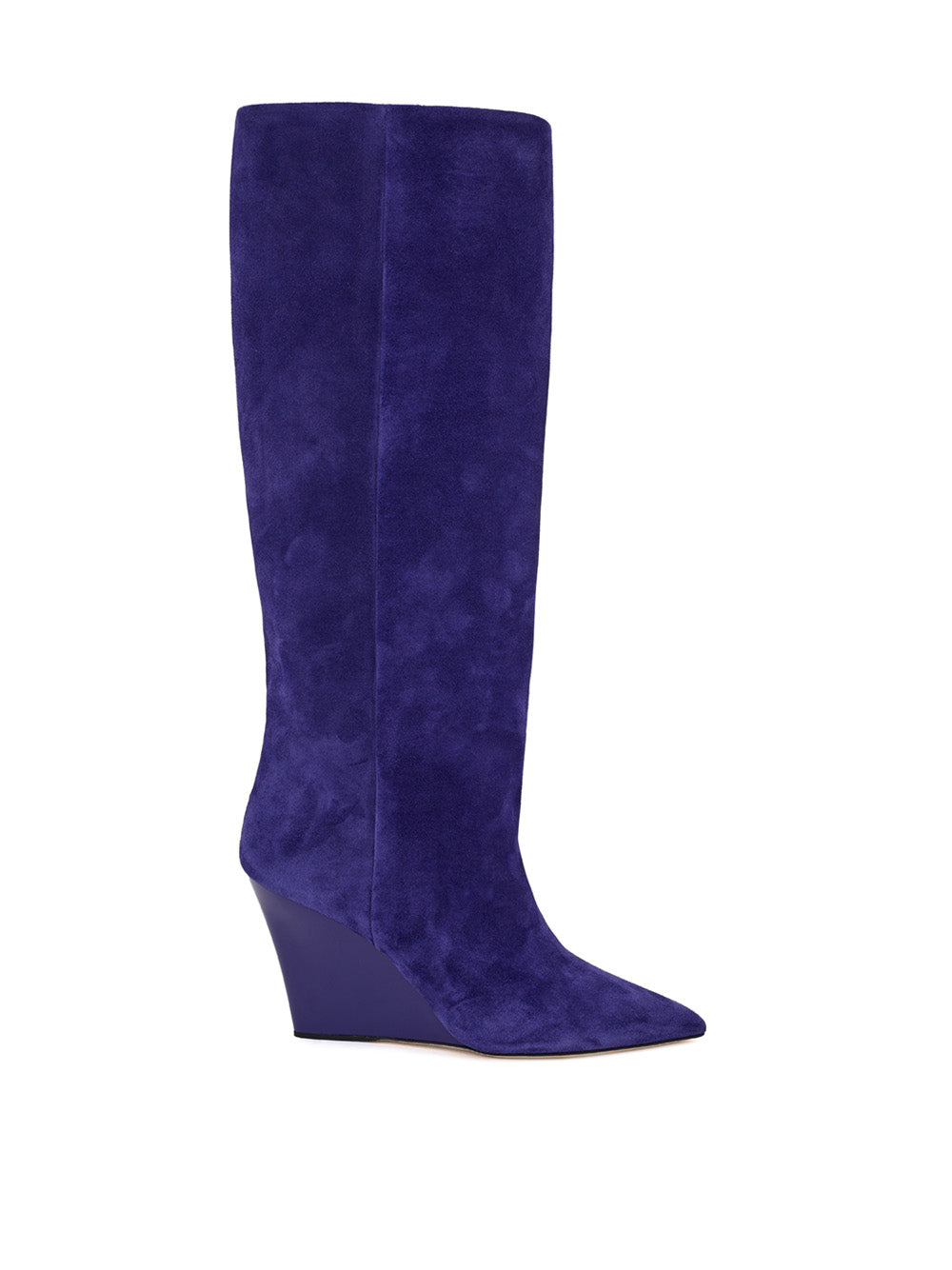 Paris Texas Velvet Elegance Knee-High Wedge Boots