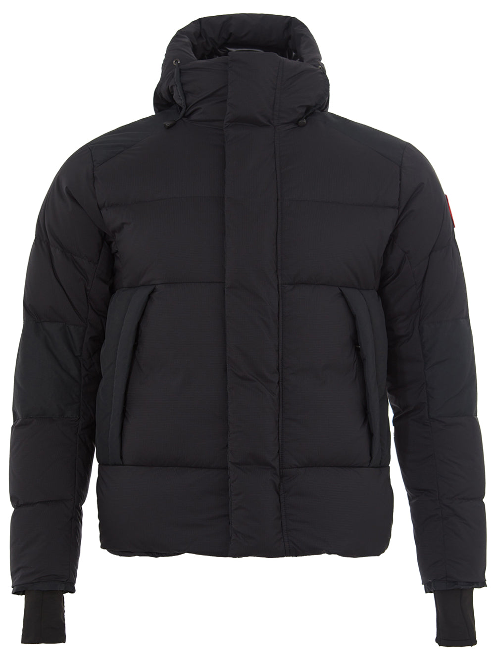 Canada Goose Elegant Quilted Black Armstrong Hooded Jacket