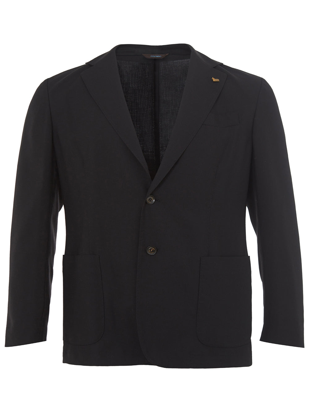 Colombo Elegant Black Cashmere Jacket