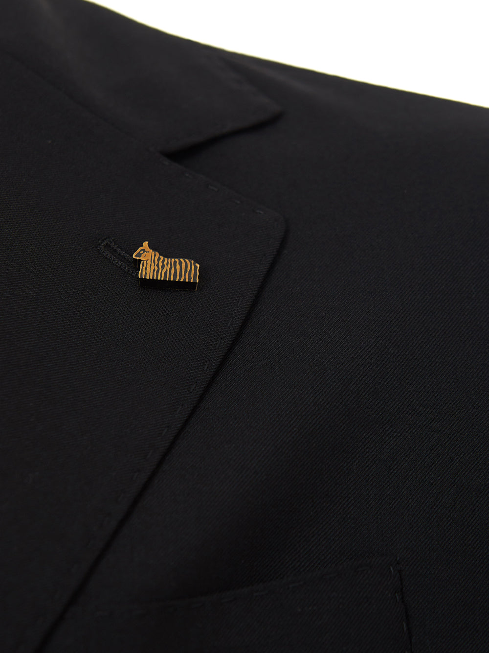 Colombo Elegant Black Cashmere Jacket