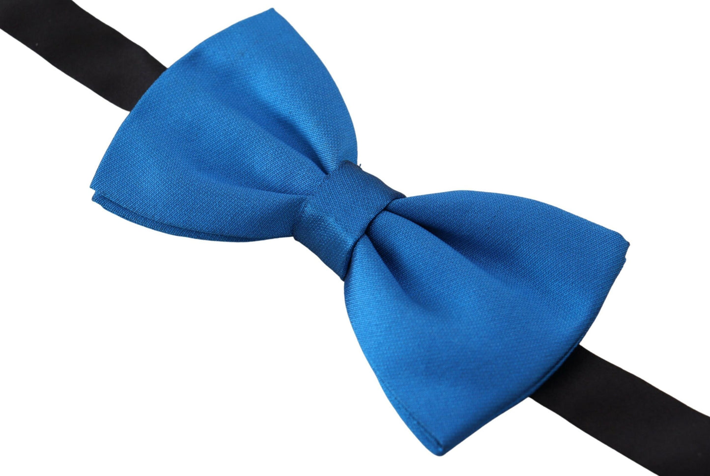 Dolce & Gabbana Elegant Sapphire Silk Bow Tie