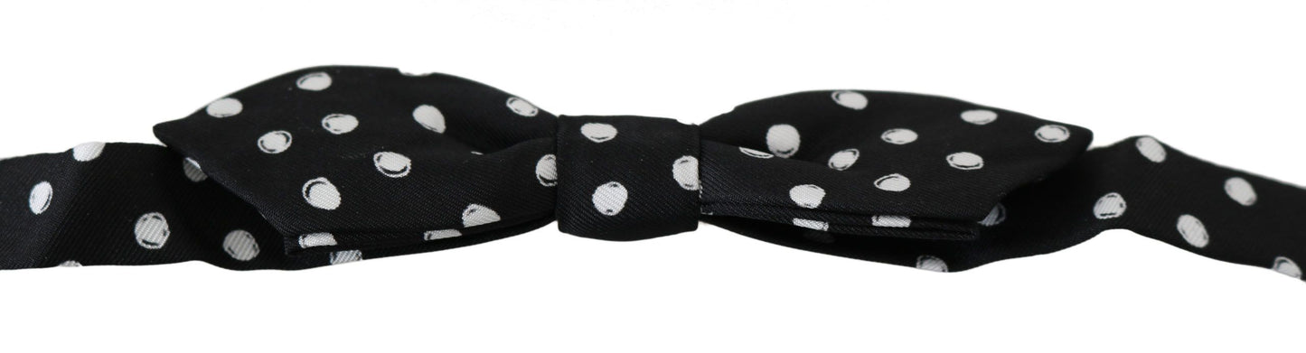 Dolce & Gabbana Elegant Silk Black Tie for the Distinguished Gentlemen