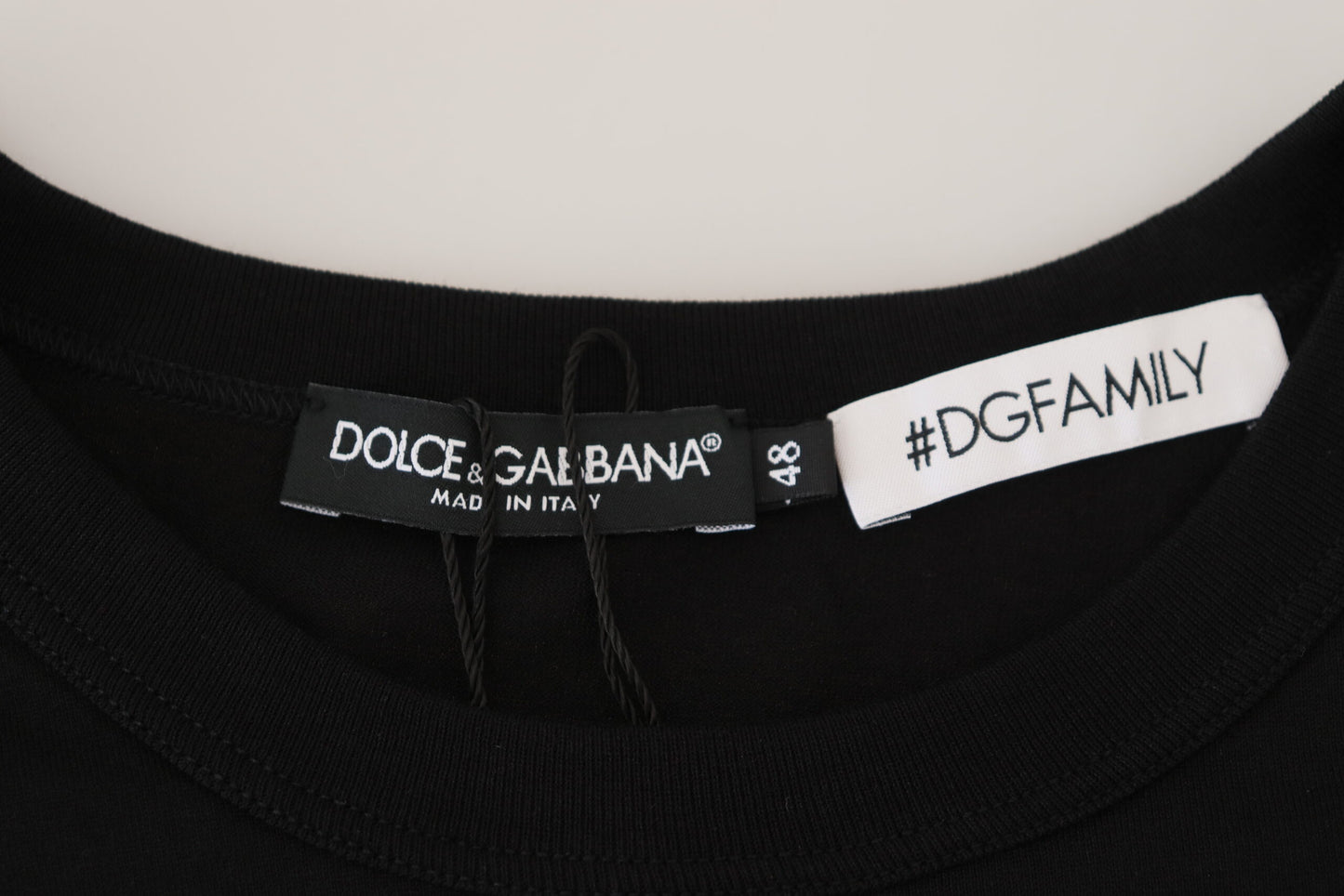 Dolce & Gabbana Elegant Black Cotton T-Shirt