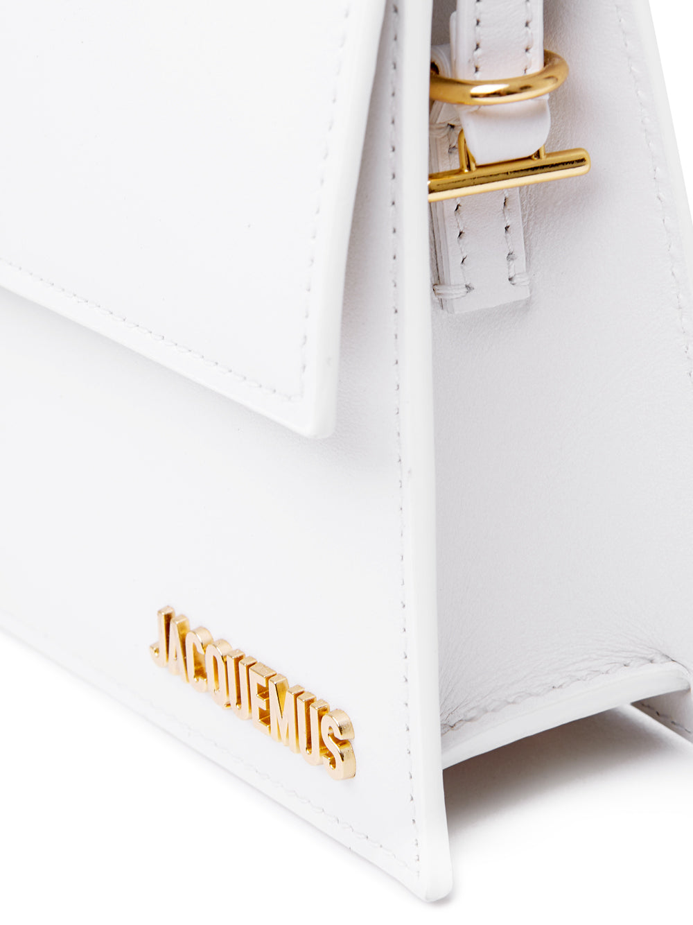 Jacquemus Elegant White Leather Shoulder Bag