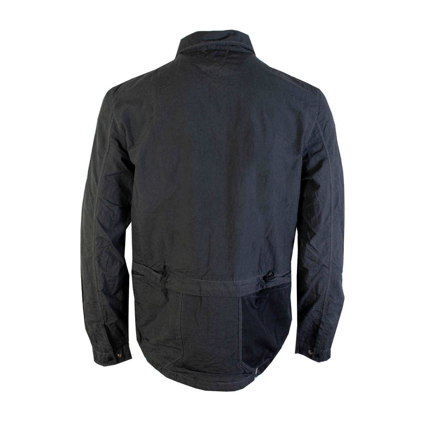 C.P. Company Sleek Black Tech Fabric Overshirt Jacket