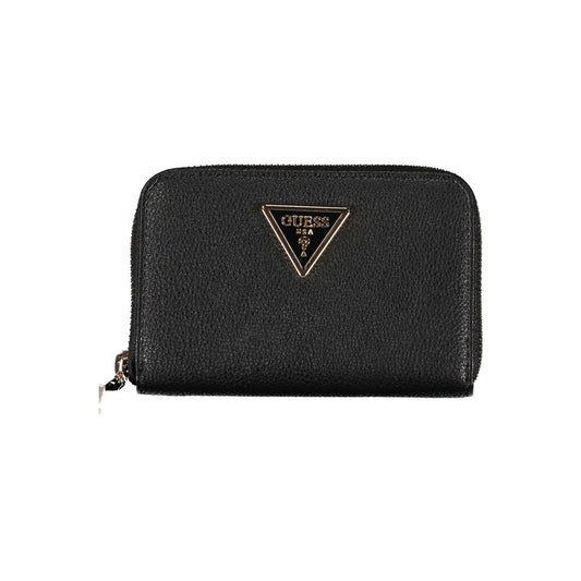 Guess Jeans Elegant Five-Compartment Black Wallet