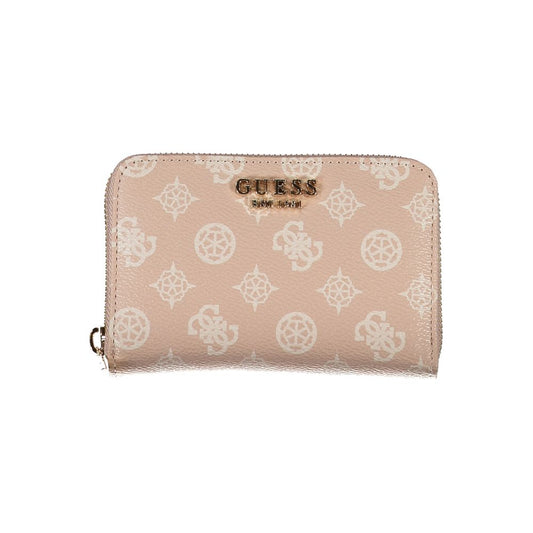 Guess Jeans Chic Pink Multi-Compartment Wallet