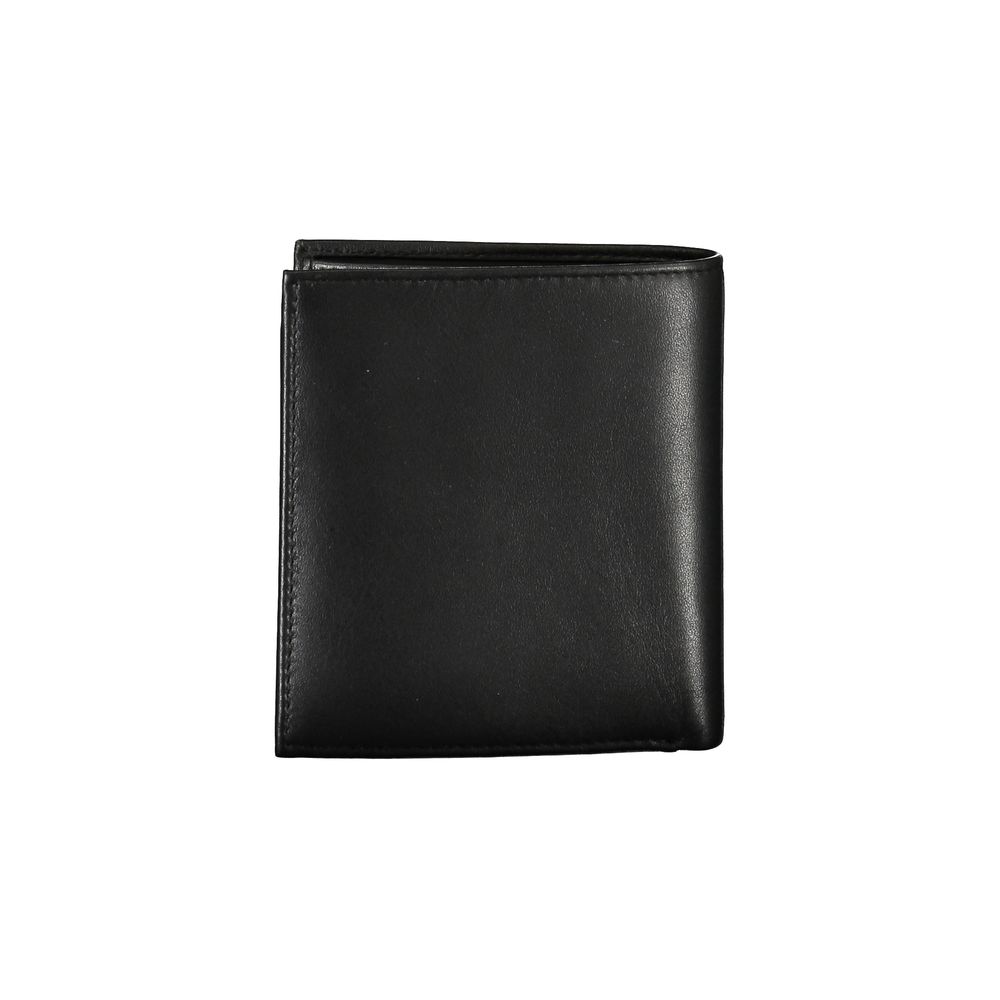 Guess Jeans Sleek Black Leather Wallet