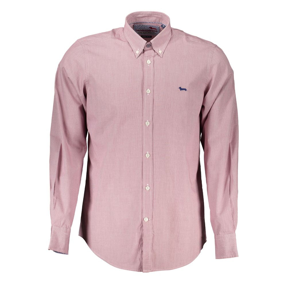 Harmont & Blaine Elegant Pink Long Sleeve Cotton Shirt