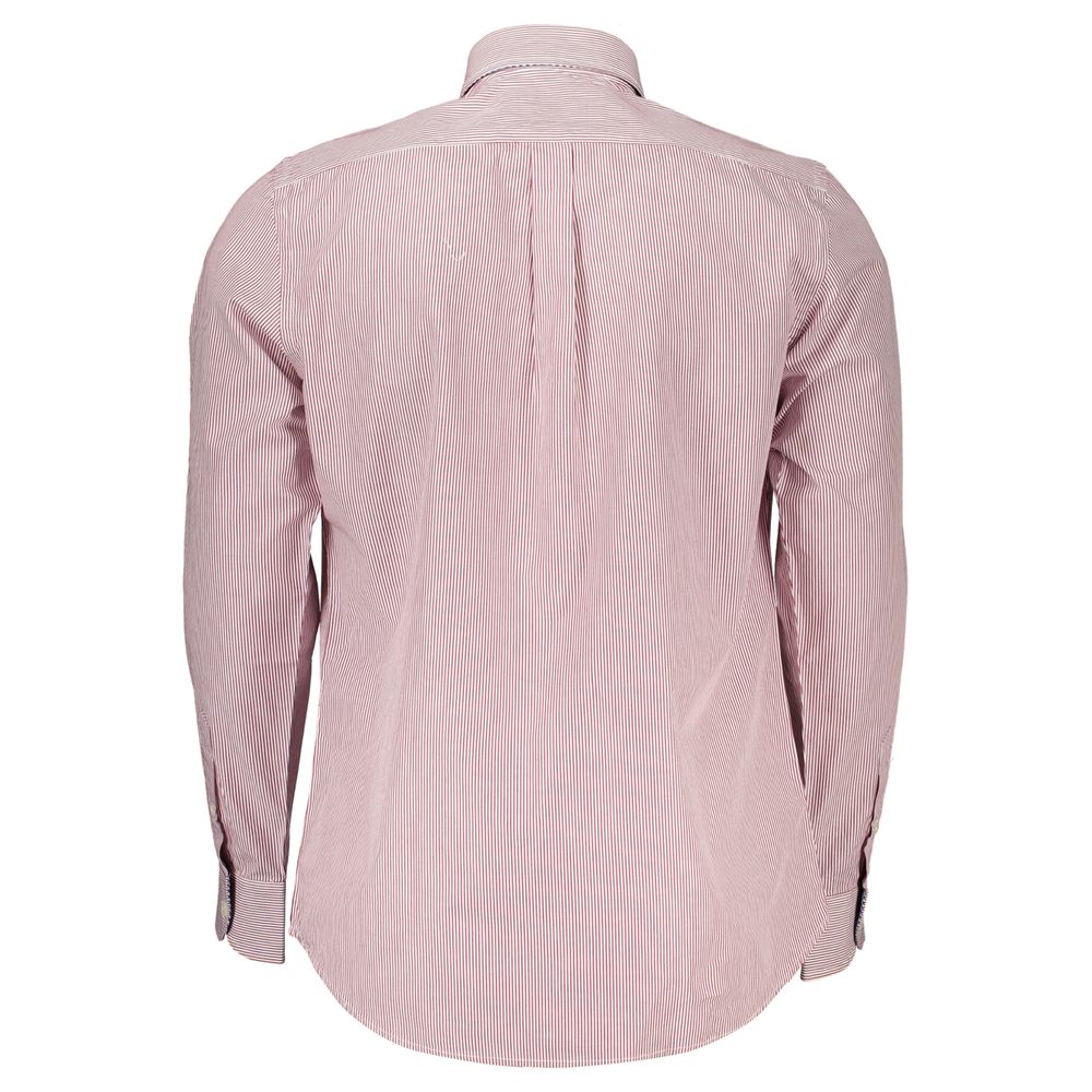 Harmont & Blaine Classic Pink Striped Button-Down Shirt