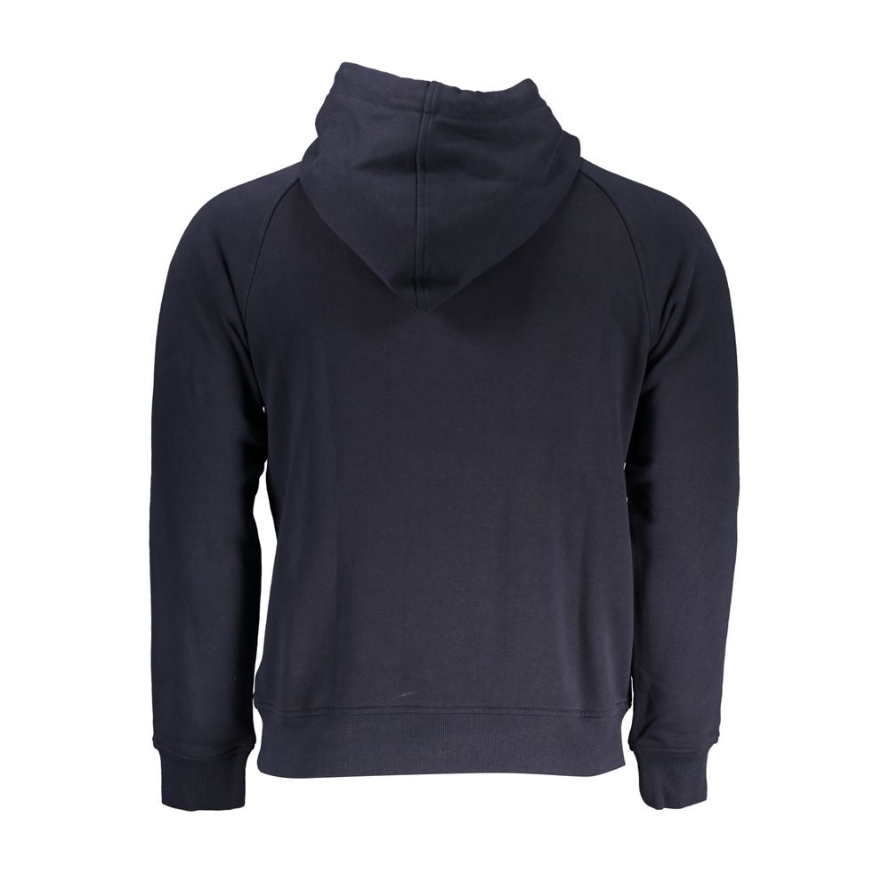 K-WAY Chic Hooded Blue Cotton Sweatshirt