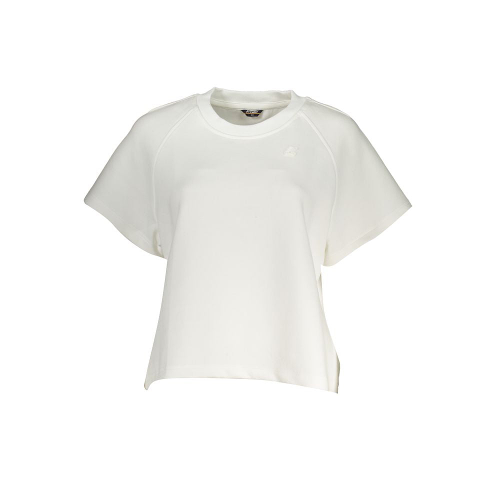 K-WAY Chic White Technical Short Sleeve Tee