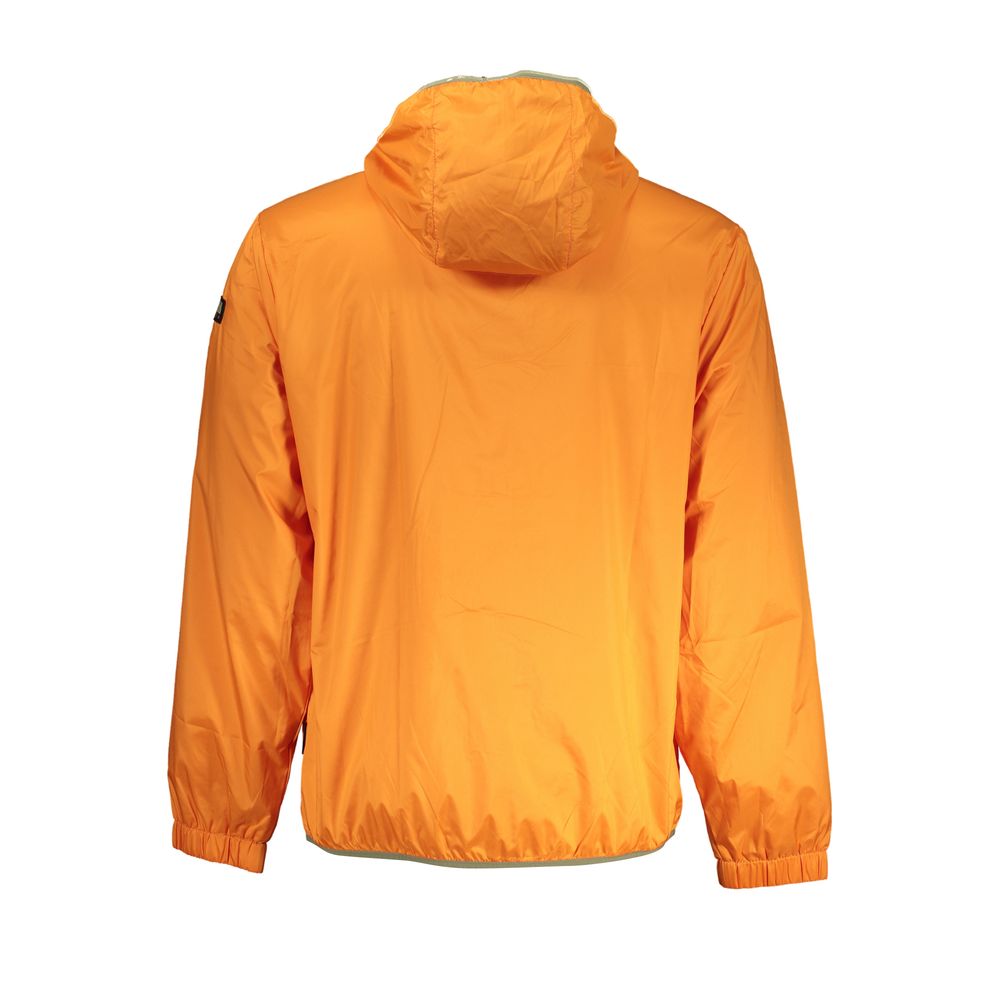 Napapijri Vibrant Orange Waterproof Hooded Jacket