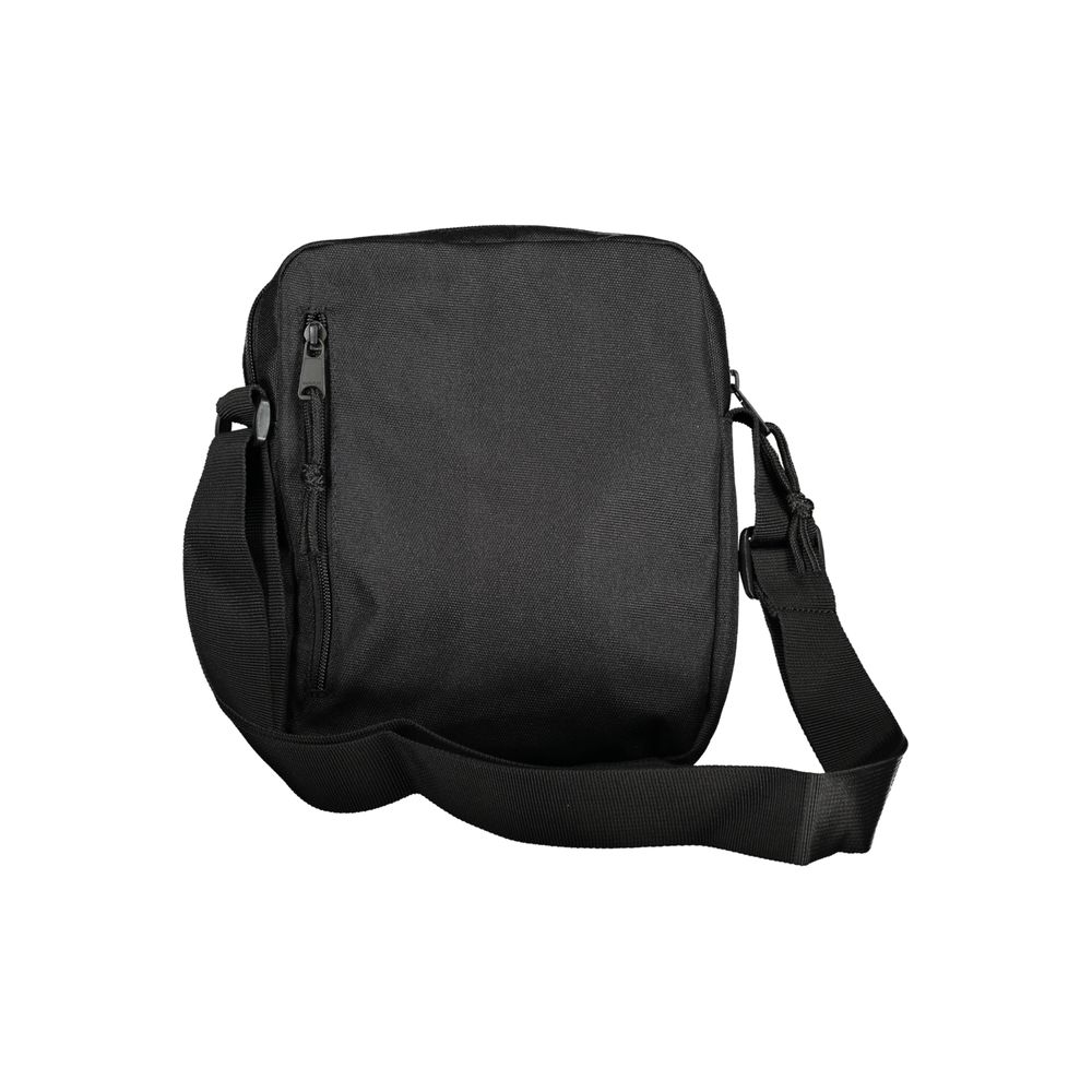 Napapijri Eco-Conscious Black Shoulder Bag with Logo