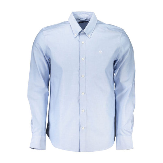 North Sails Eco-Conscious Light Blue Cotton Shirt