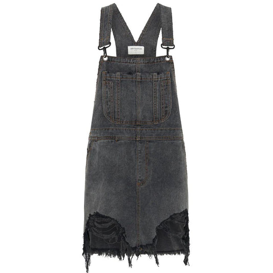 One Teaspoon Chic Denim Shoulder Pad Dress