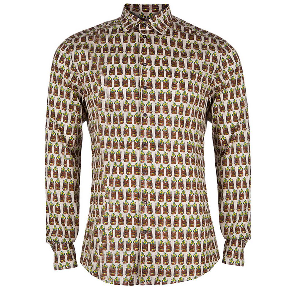 Dolce & Gabbana Elegant Multicolor Cotton Blend Shirt