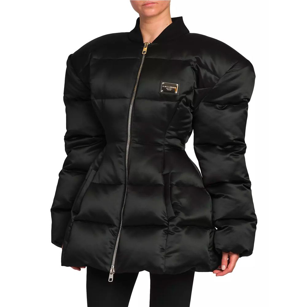 Dolce & Gabbana Elegant Quilted Silk-Lined Jacket