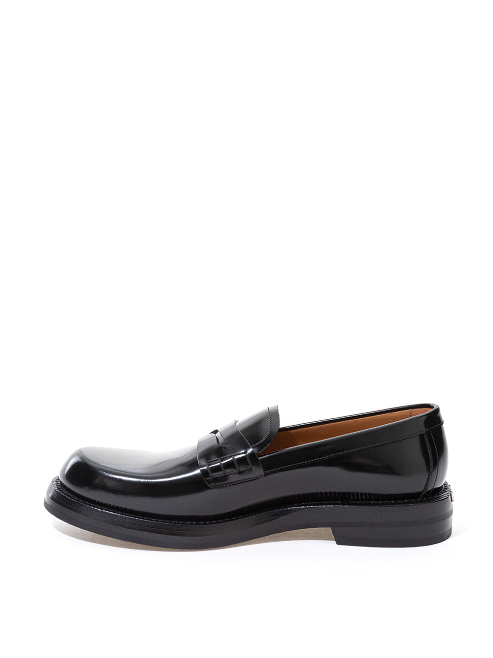 Dior Elegant Black Leather Loafers for Men