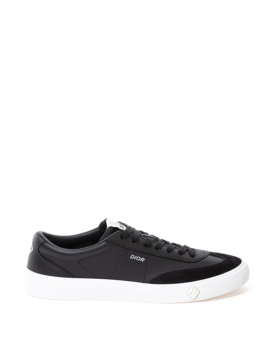 Dior Elegant Black Leather Sneakers