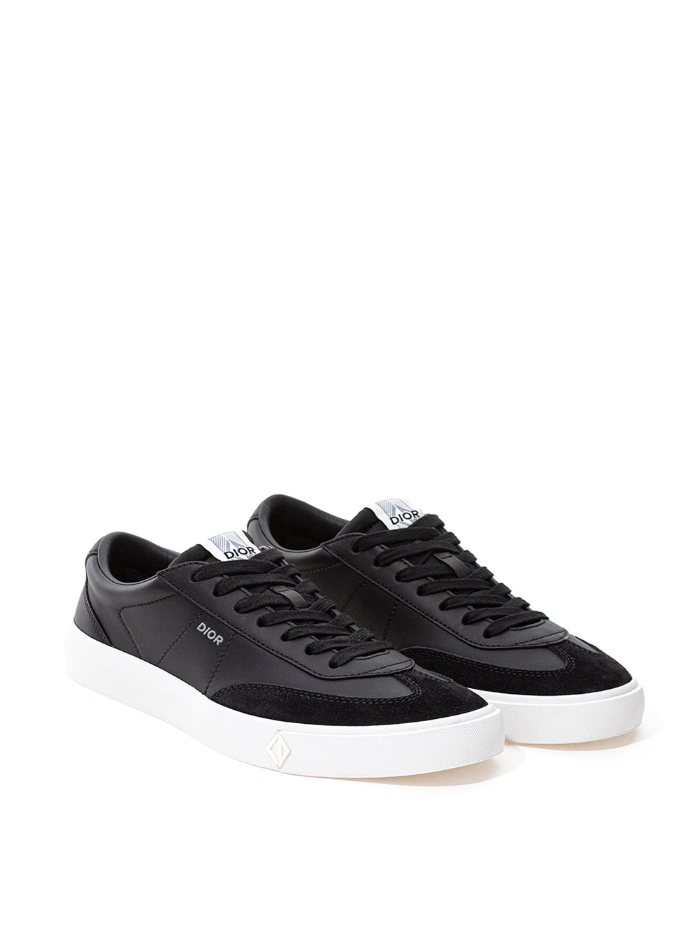 Dior Elegant Black Leather Sneakers