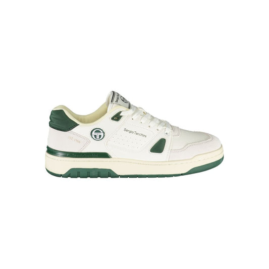 Sergio Tacchini Sleek White Sneakers with Contrasting Accents