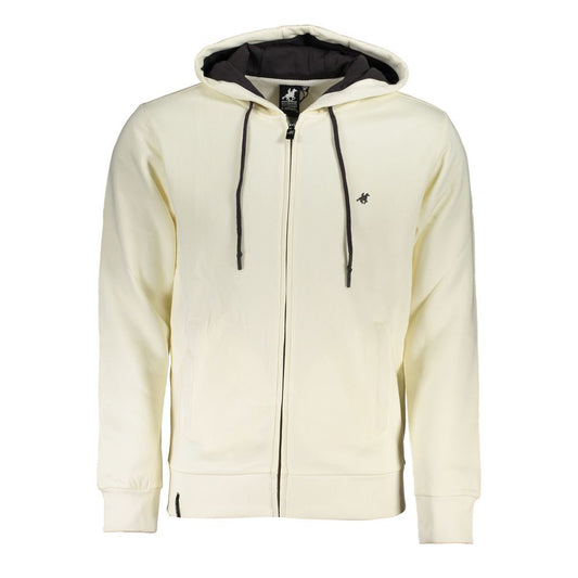 U.S. Grand Polo Elite White Hooded Sweatshirt