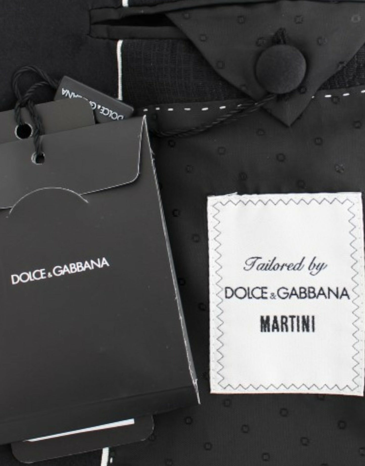 Dolce & Gabbana Black wool MARTINI slim blazer