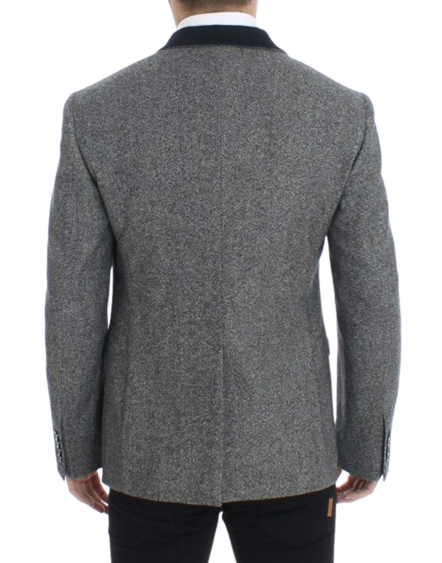 Dolce & Gabbana Gray wool double breasted blazer