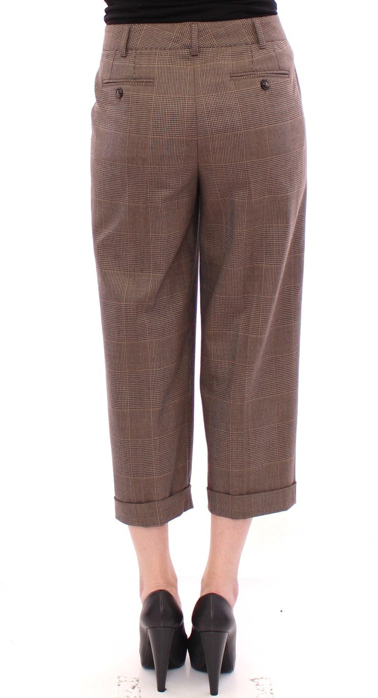 Dolce & Gabbana Elegant Virgin Wool Blend Trousers