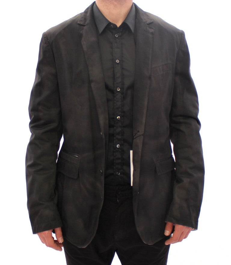 Dolce & Gabbana Elegant Black Wash Denim Blazer