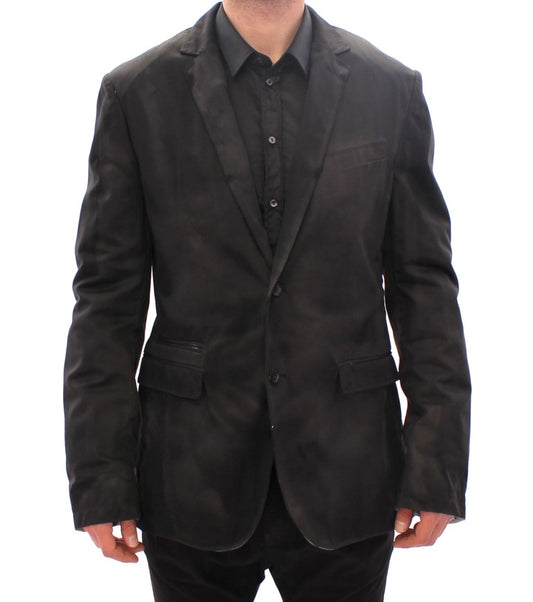 Dolce & Gabbana Elegant Black Wash Denim Blazer