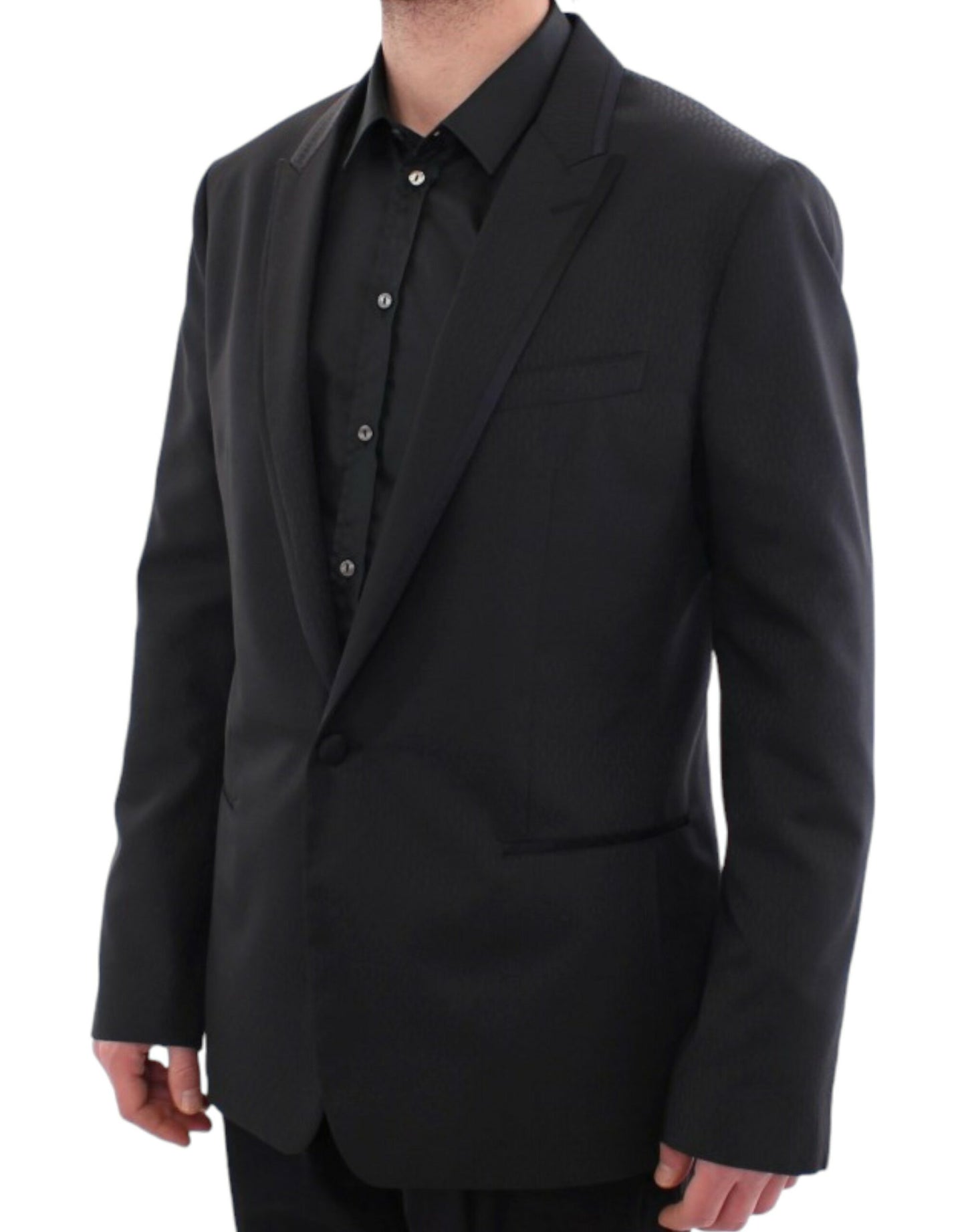 Dolce & Gabbana Black MARTINI one button blazer