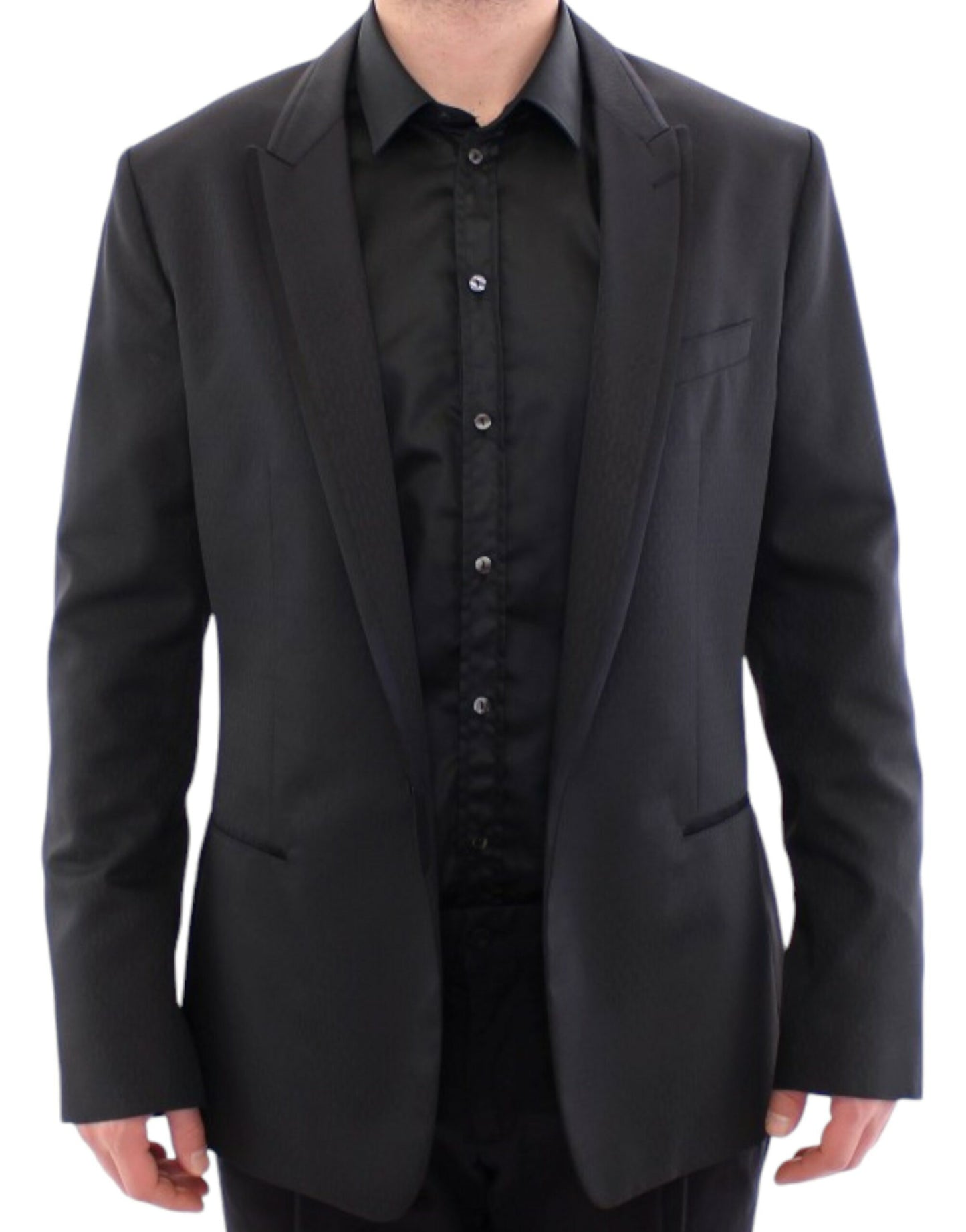 Dolce & Gabbana Black MARTINI one button blazer