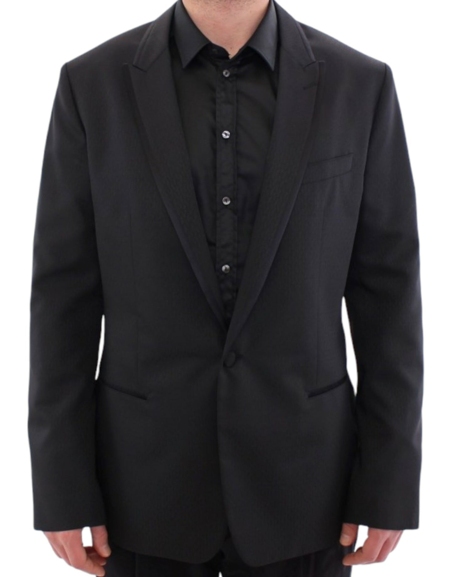 Dolce & Gabbana Black MARTINI one button blazer