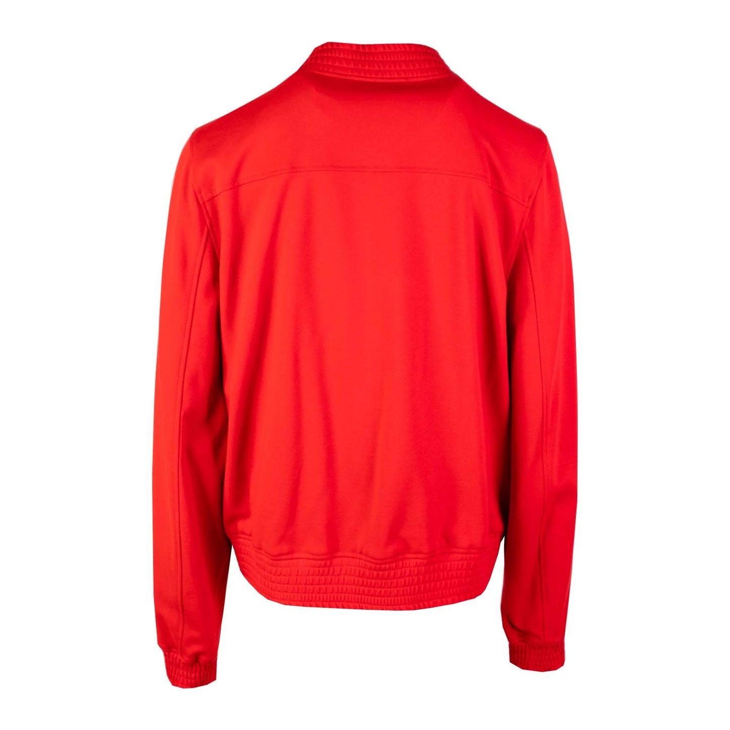 Dolce & Gabbana Elegant Red Viscose Bomber Jacket