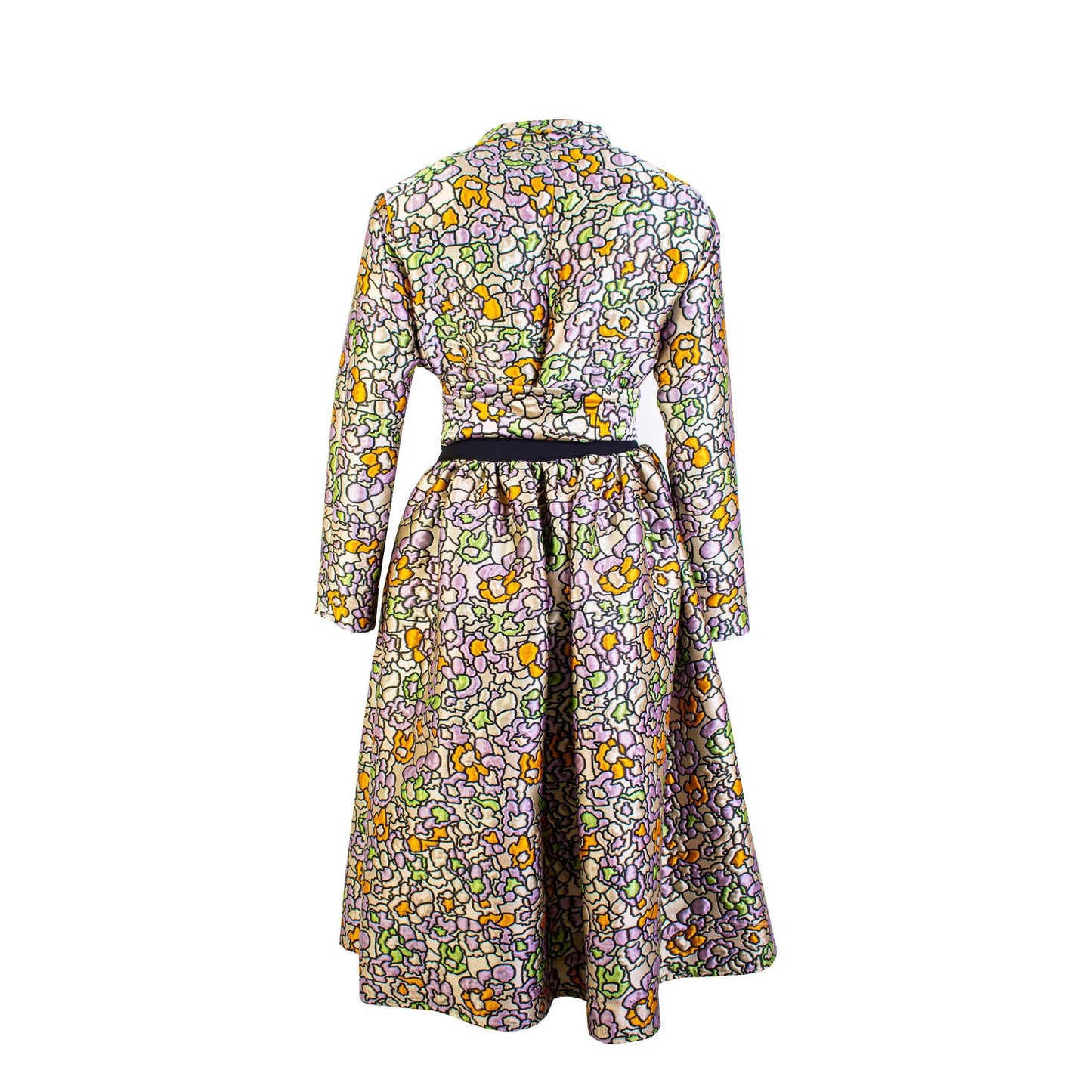 Lardini Elegant Multicolor Skirt & Jacket Ensemble