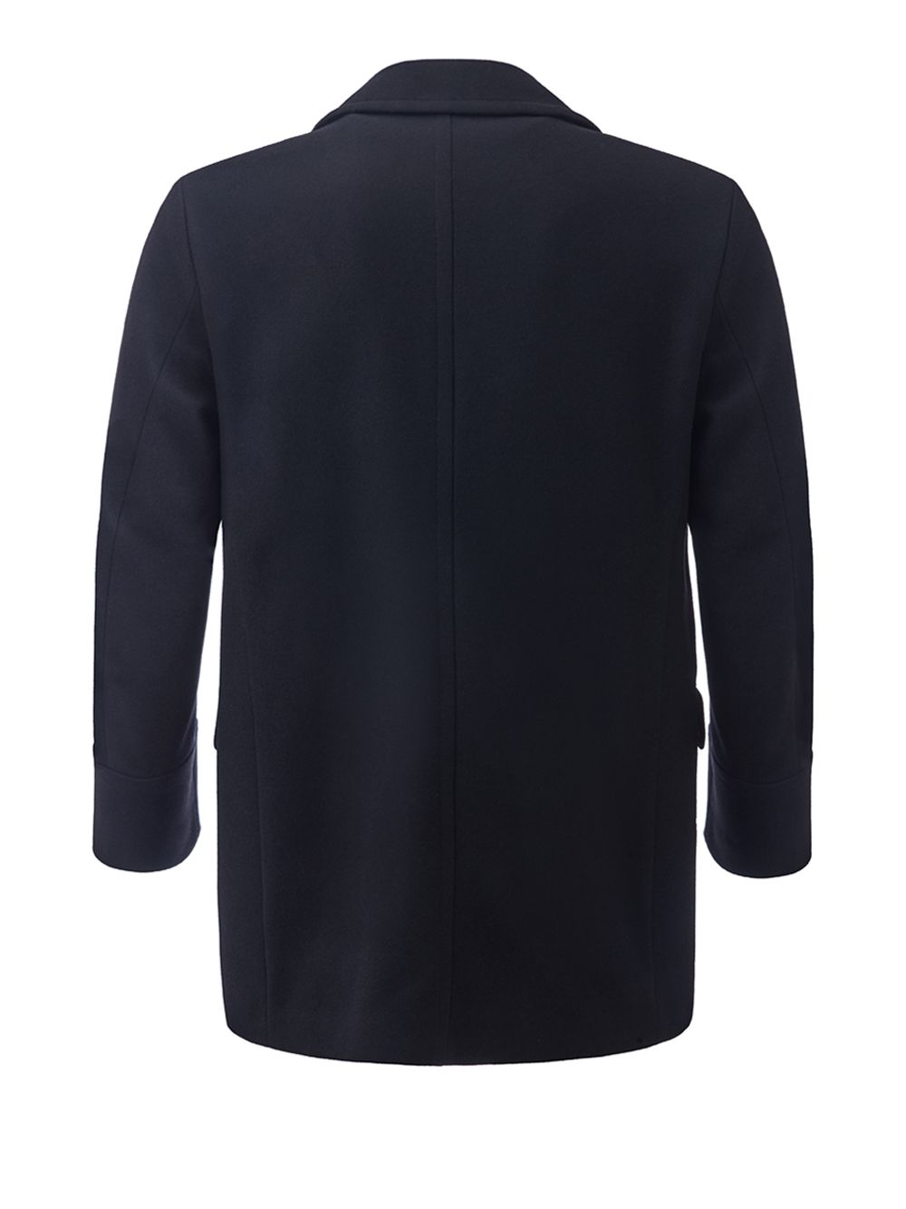 Dolce & Gabbana Elegant Blue Wool Double Breasted Peacoat