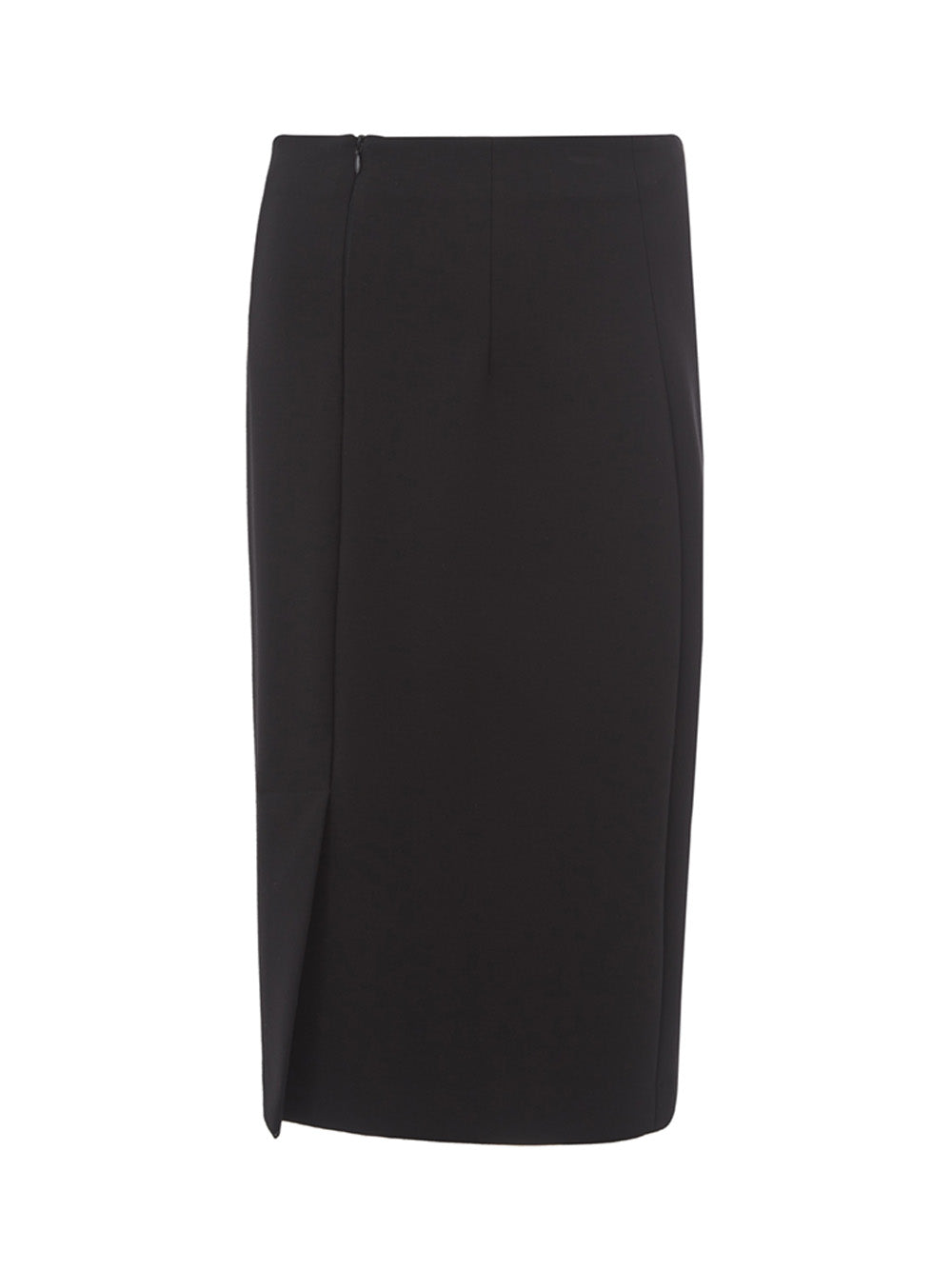 Lardini Elegant Viscose Black Skirt