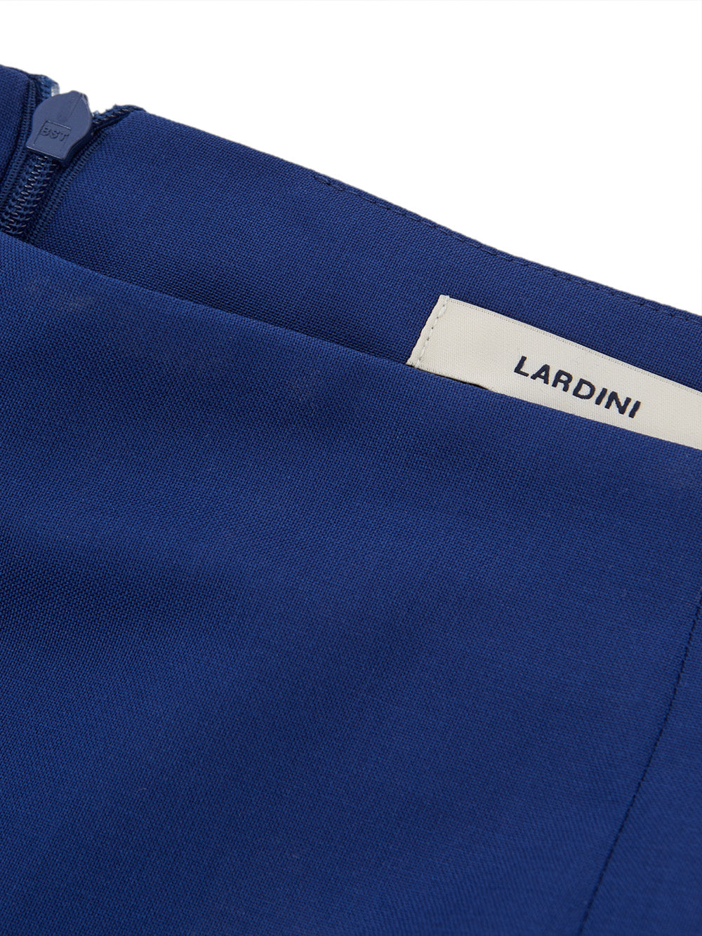 Lardini Elegant Blue Wool Pencil Skirt