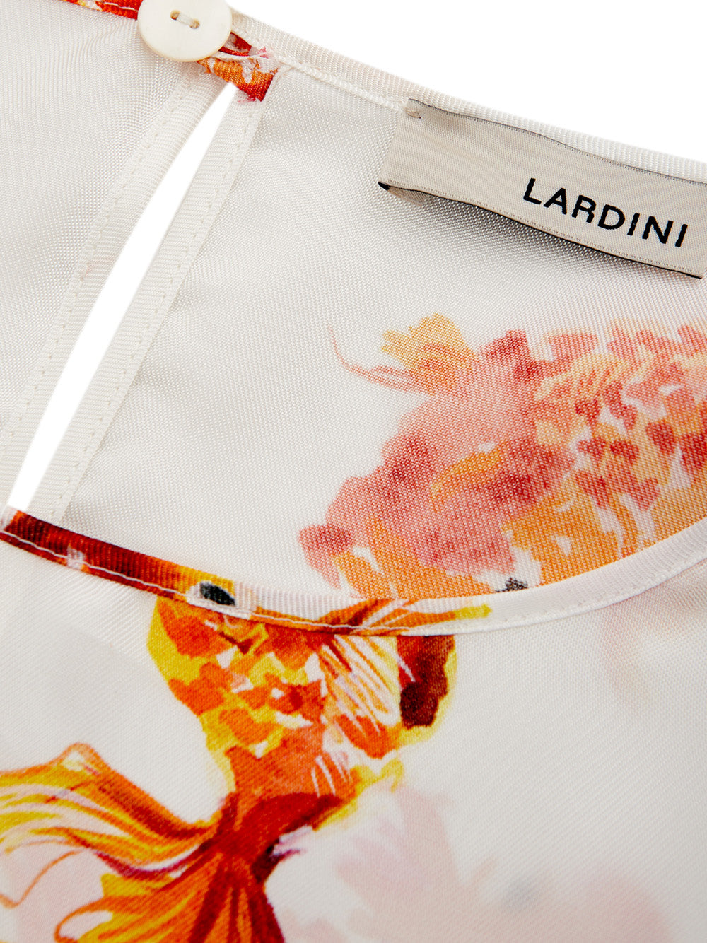 Lardini Elegant Viscose 'Fish' Print Tank Top