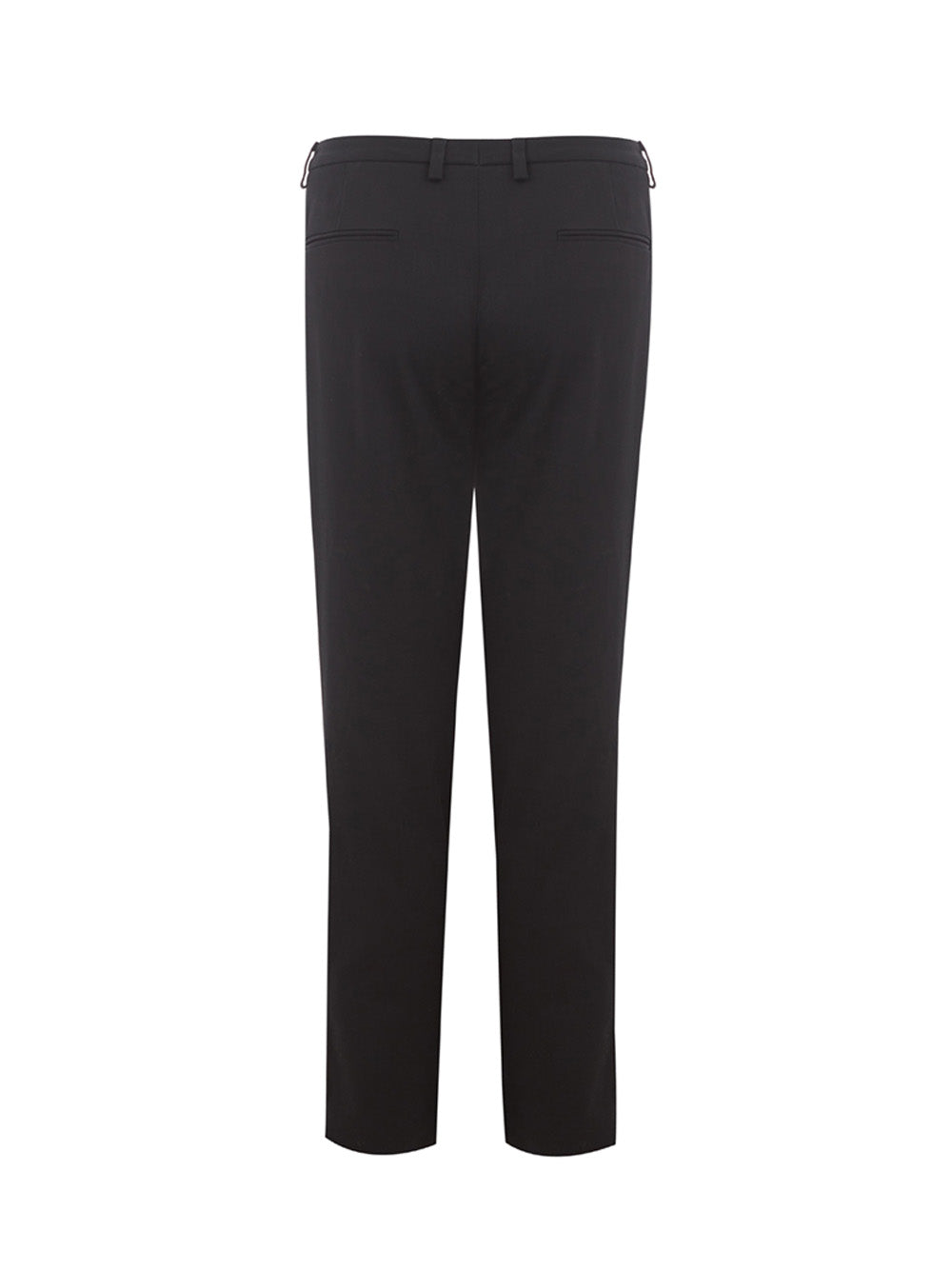 Lardini Elegant Black Cotton Chino Trousers