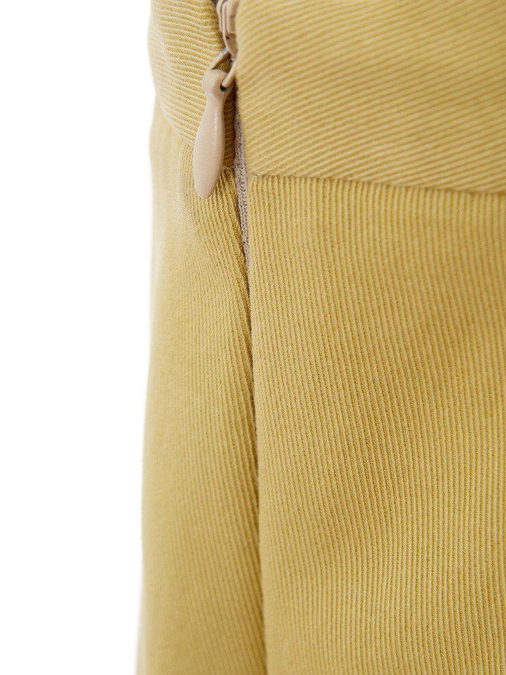 Lardini Chic Yellow Cotton Chino Trousers