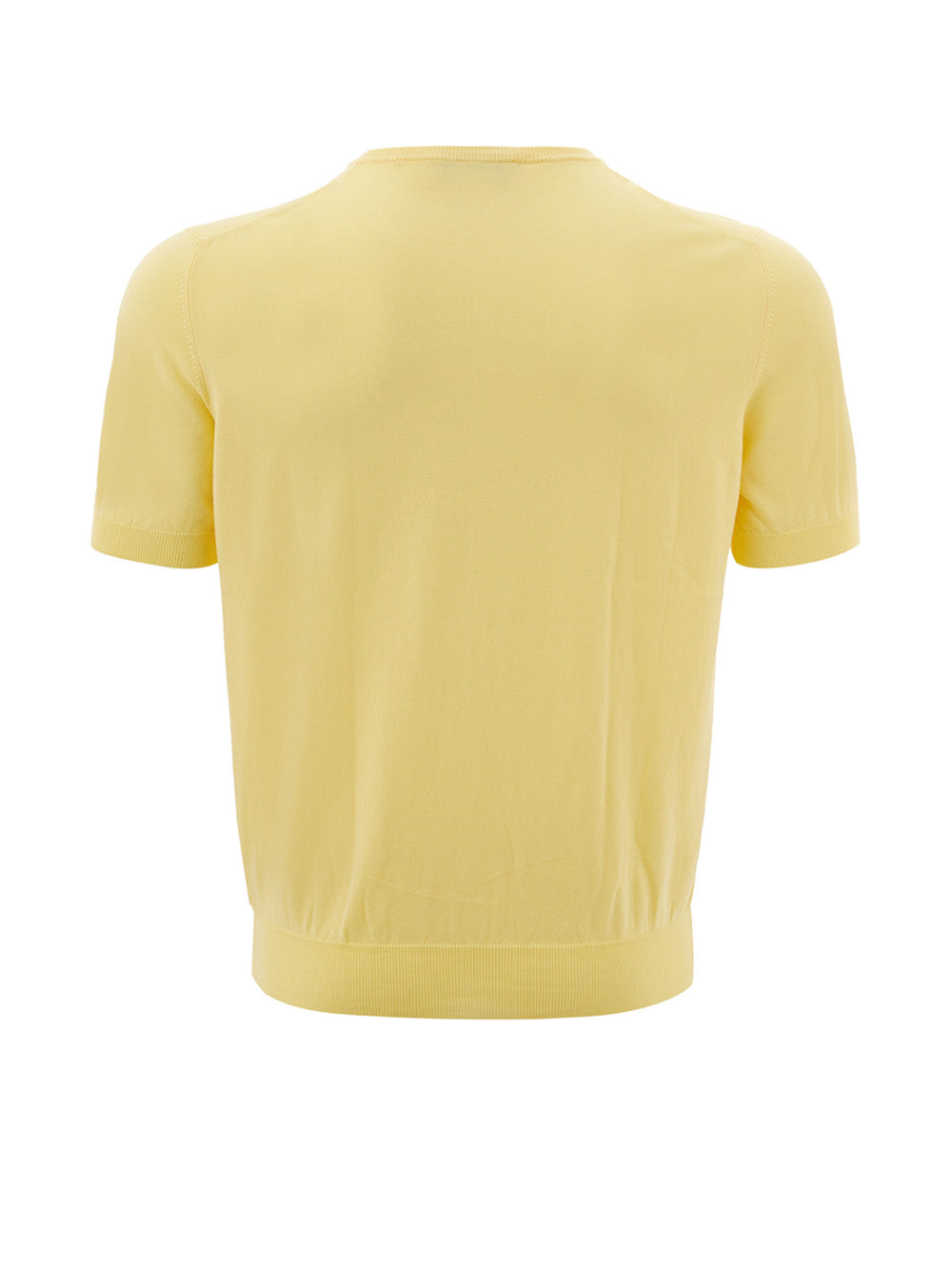 Gran Sasso Sunshine Yellow Cotton T-Shirt